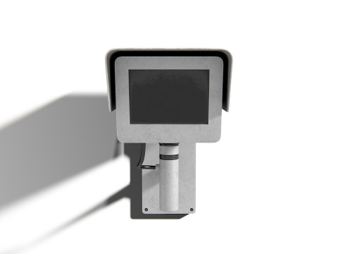 Generic Security Camera 02 PBR Model 3D