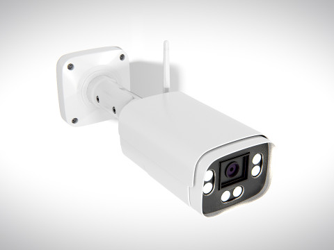 Generic Security Camera 03 PBR Modelo 3D