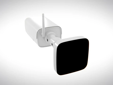 C&acirc;mera de Seguran&ccedil;a Gen&eacute;rica 03 PBR Modelo 3D