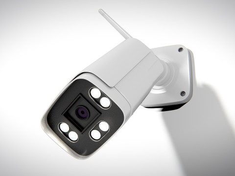 Generic Security Camera 03 PBR Modelo 3D