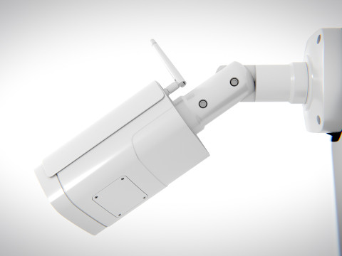 Generic Security Camera 03 PBR Modelo 3D
