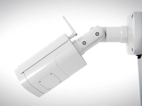 C&acirc;mera de Seguran&ccedil;a Gen&eacute;rica 03 PBR Modelo 3D