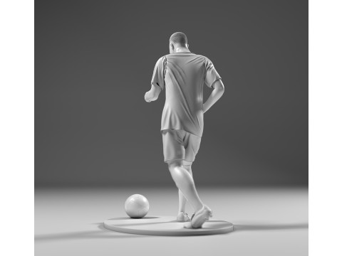 Footballer 05 Run 01 Stl 3D Baskı Modeli