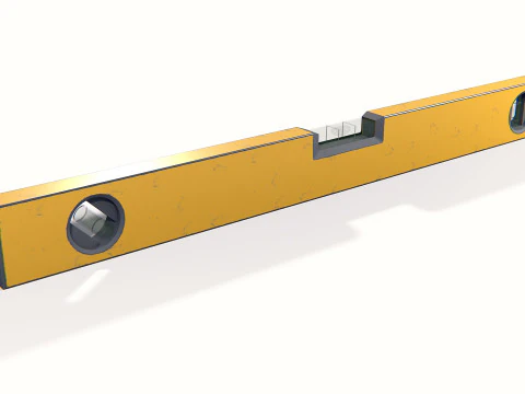 Poziom budynku PBR Model 3D