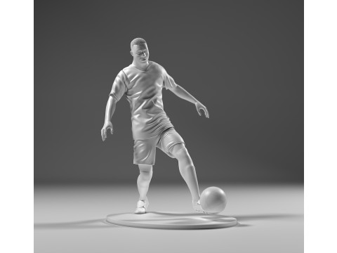 Footballer 05 Footstrike 03 Stl Modelo de impresión 3D