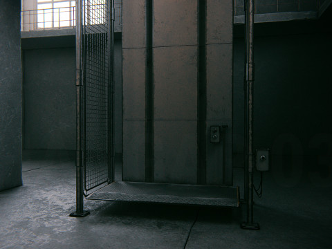Hangar 03 PBR 3D Model