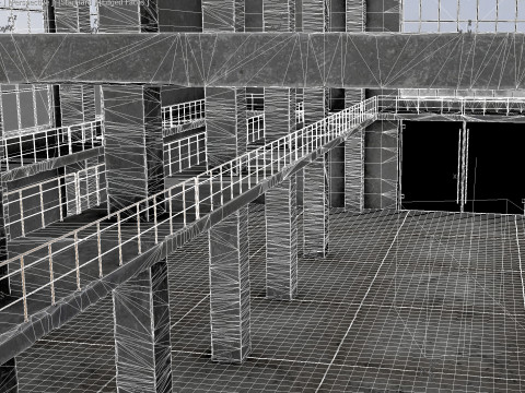 Hangar 03 PBR 3D Model