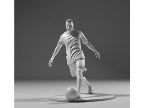 Footballer 05 Footstrike 04 Stl Modelo de impresión 3D