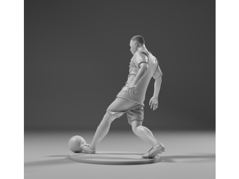 Footballer 05 Footstrike 04 Stl Modelo de impresión 3D