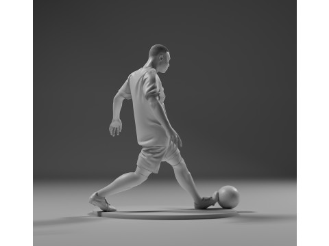 Footballer 05 Footstrike 04 Stl Modelo de impresión 3D
