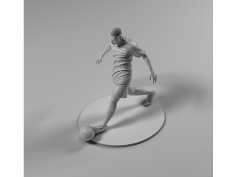 Footballer 05 Footstrike 04 Stl Modelo de impresión 3D