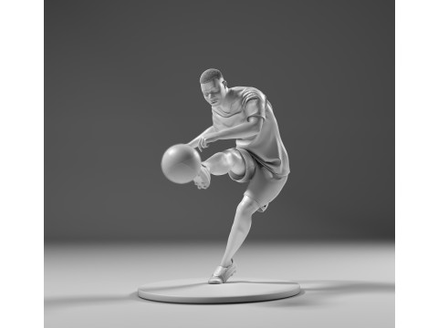 Footballer 05 Footstrike 05 Stl 3D-Druckmodell