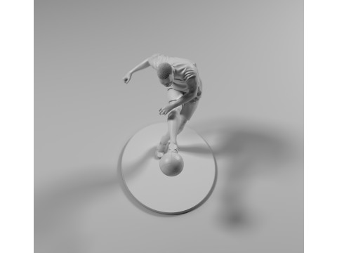 Footballer 05 Footstrike 05 Stl 3D-Druckmodell