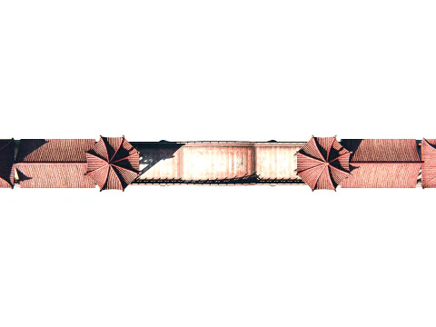 Asian Bridge PBR 3D Model