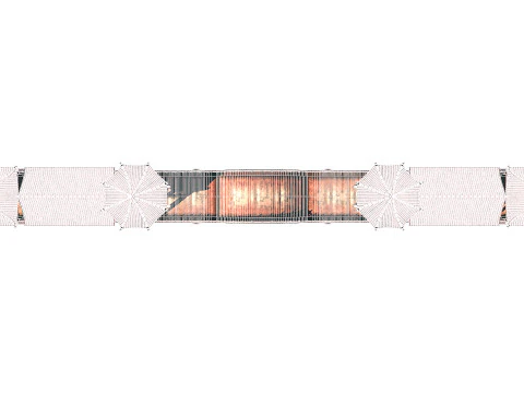 Asian Bridge PBR 3D Model