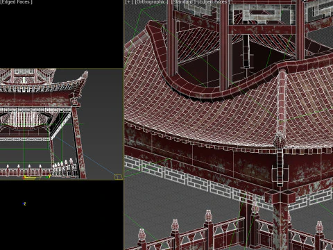 Pagoda 01 PBR 3D Model