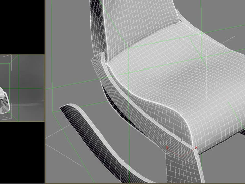 Chair Unit 1000 PBR 3D Model