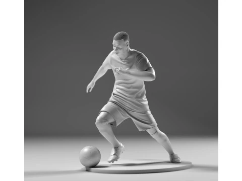 Fu&szlig;baller 05 Footstrike 05 Stl 3D Druckmodell