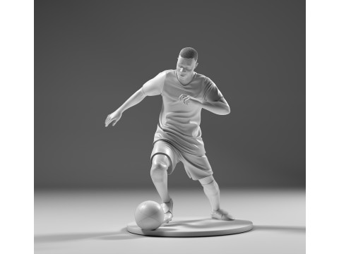 Footballer 05 Footstrike 05 Stl Modèles 3D en vedette