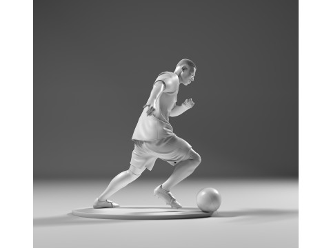 Footballer 05 Footstrike 05 Stl Modèles 3D en vedette