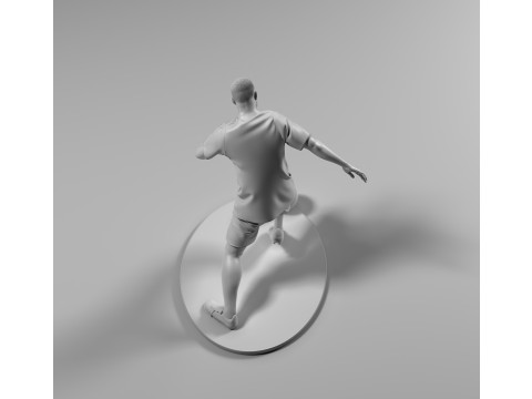 Footballer 05 Footstrike 05 Stl Modèles 3D en vedette