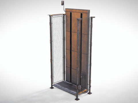 Industrial Elevator PBR 3D 모델