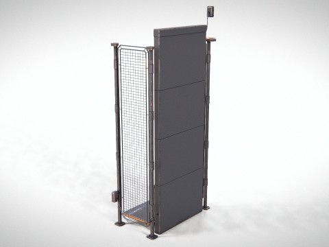 Industrial Elevator PBR 3D 모델