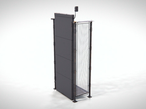 Industrial Elevator PBR 3D 모델