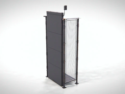 Ascensore industriale PBR Modello 3D