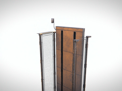 Industrial Elevator PBR 3D 모델