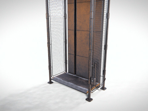 Industrial Elevator PBR 3D 모델