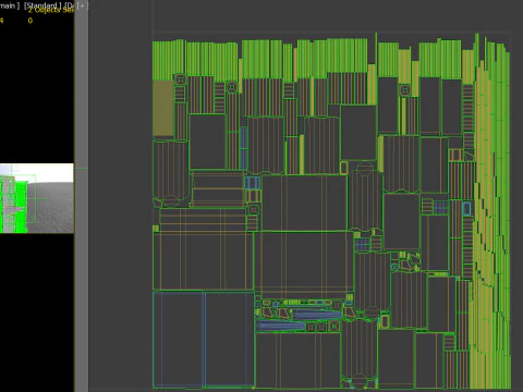 Ascensore industriale PBR Modello 3D