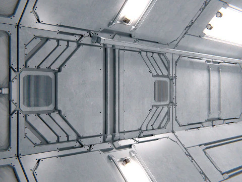 Space Capsule 01 PBR 3D Model