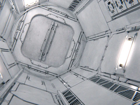 Space Capsule 01 PBR 3D Model