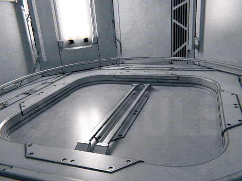 Space Capsule 01 PBR 3D Model