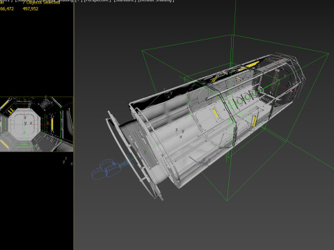 Space Capsule 01 PBR 3D Модель