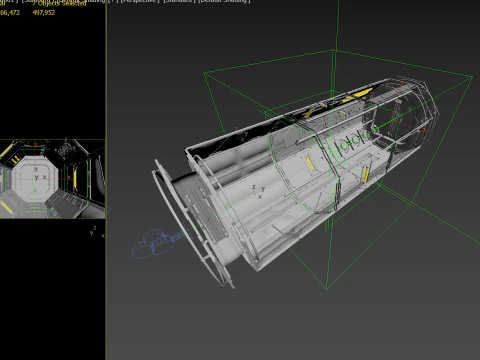 Space Capsule 01 PBR 3D Model
