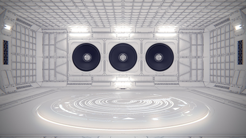 Virtual Boombox Studio 36 PBR Modèle 3D .c4d .max .obj .3ds .fbx .stl .blend 