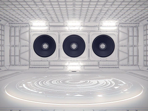 Виртуальная студия Boombox 36 PBR 3D Модель