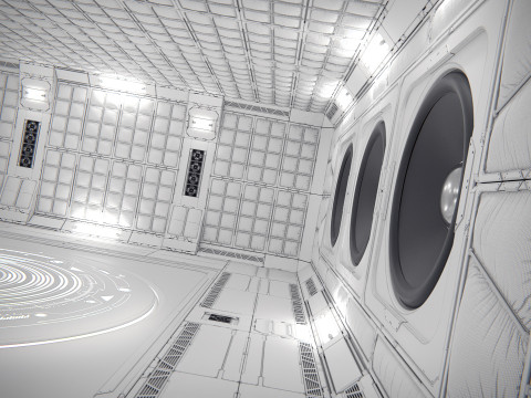 Virtual Boombox Studio 36 PBR Modèle 3D