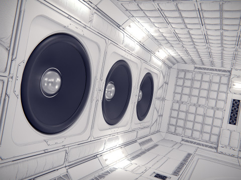 Virtual Boombox Studio 36 PBR Modèle 3D