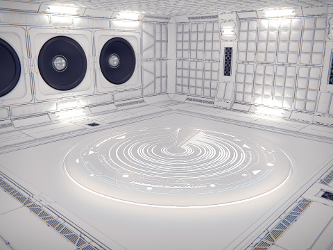 Virtual Boombox Studio 36 PBR Modèle 3D