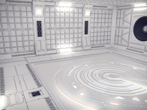 Virtual Boombox Studio 36 PBR 3D Model