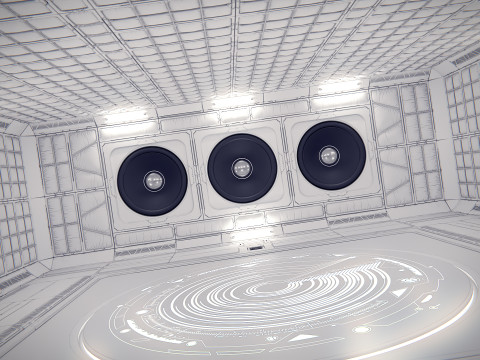 Virtual Boombox Studio 36 PBR Modèle 3D
