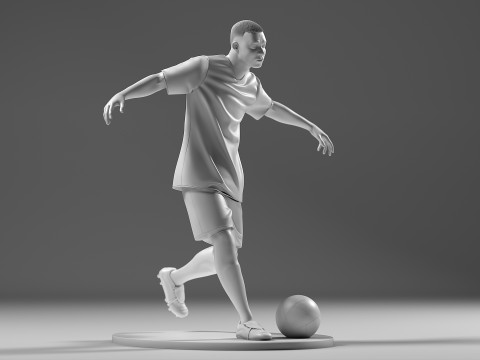 Footballer 05 FootStrike 07 Stl Modello di stampa 3D
