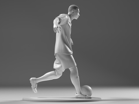 Footballer 05 FootStrike 07 Stl Modelo de Impressão 3D
