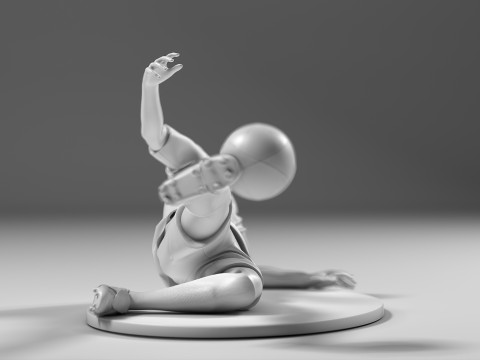 Footballer 05 SledgeStrike 02 Stl Modello di stampa 3D