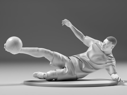 Footballer 05 SledgeStrike 02 Stl Modello di stampa 3D