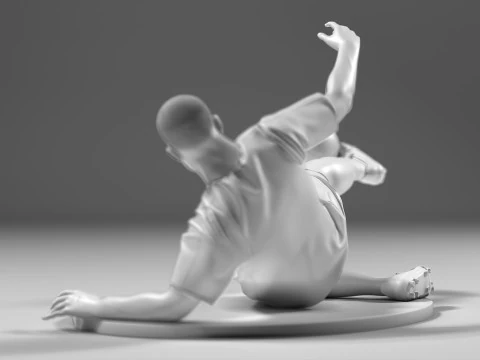 Futbolcu 05 SledgeStrike 02 Stl 3D Baskı Modeli