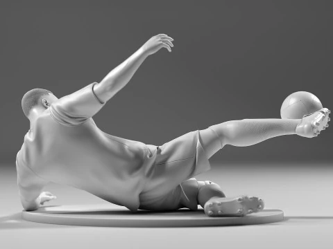 Futbolcu 05 SledgeStrike 02 Stl 3D Baskı Modeli